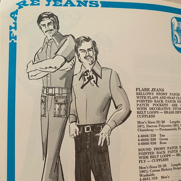 Vintage 1973 Mens Clothing Wholesale Catalog By Washington Manufacturing Co - Picture 9 of 12